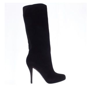 Enzo Angiolini -Tall Leather heeled black boots